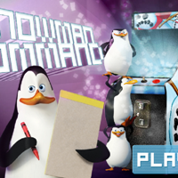 Злобные снеговики наступают - держим оборону Игры онлайн пингвины Мадагаскара. Игры онлайн бесплатно